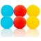 IMPRESA 6-Pack of Stress Relief Balls - Tear-Resistant Stress Ball, Non-Toxic, BPA/Phthalate/Latex-Free (Colors as Shown)
